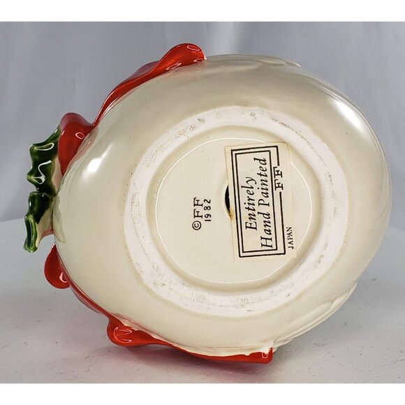 Fitz and Floyd Swan Tea Light Planter Candle Holder 1982 Hand Painted Porcelain - Picture 9 of 10